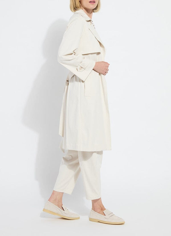 Lyssé Cordelia Cotton Trench Coat Oat