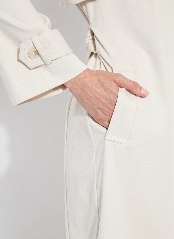 Lyssé Cordelia Cotton Trench Coat Oat