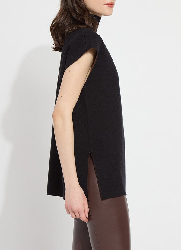 Lyssé Cortado Knit Sweater Tunic Black