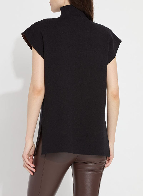 Lyssé Cortado Knit Sweater Tunic Black