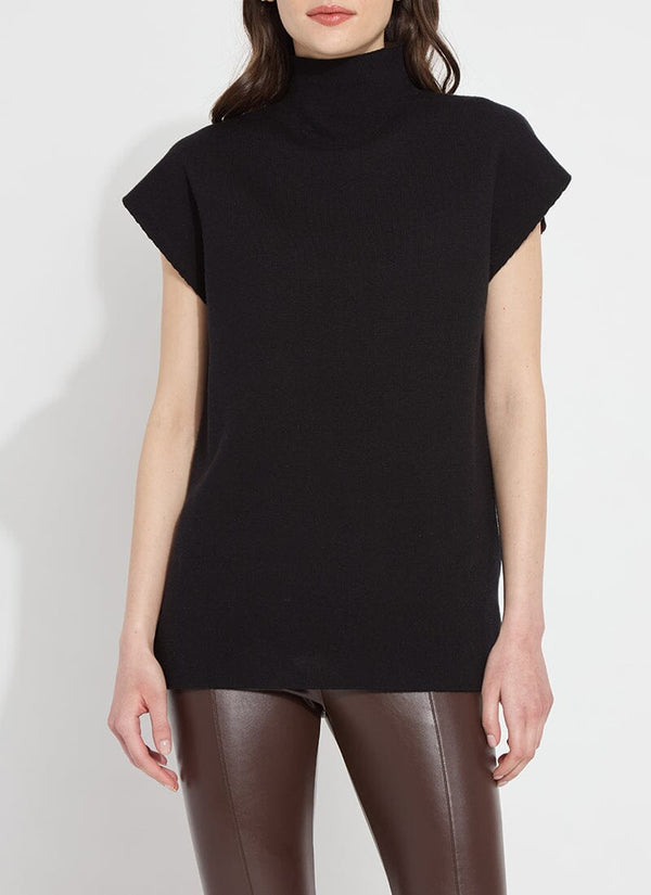 lyssé Cortado Knit Sweater Tunic Black
