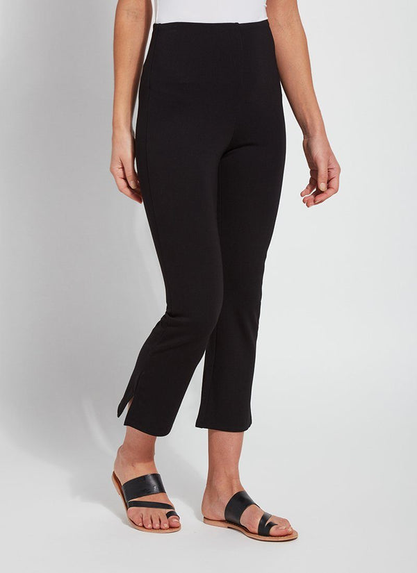 Lyssé Cropped Kick Flare Curvy Black