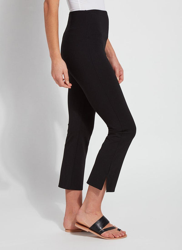 Lyssé Cropped Kick Flare Curvy Black