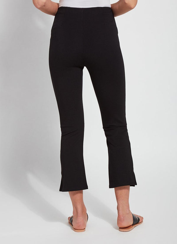 Lyssé Cropped Kick Flare Curvy Black