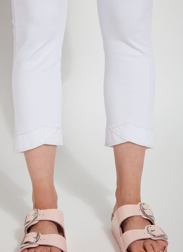 Lyssé Cropped Lauren Legging Mid Wash