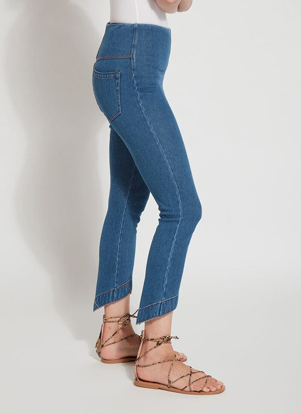 lyssé Cropped Lauren Legging Mid Wash