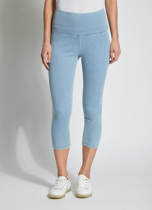 Lyssé Denim Capri (21" Inseam) White