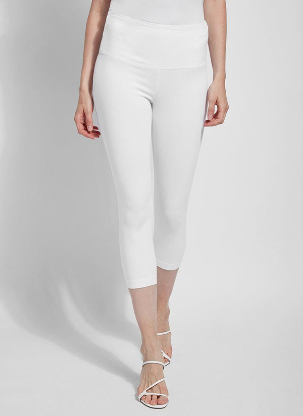 lyssé Denim Capri (21" Inseam) White