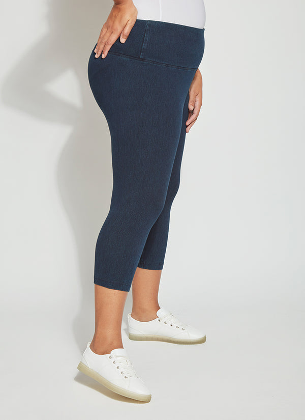 Lyssé Denim Capri Curvy Indigo