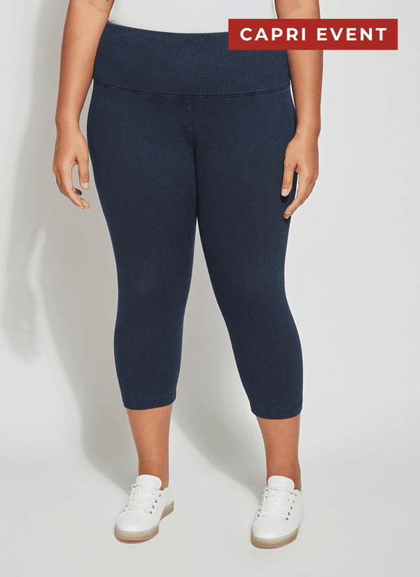 Lyssé Denim Capri Curvy Indigo