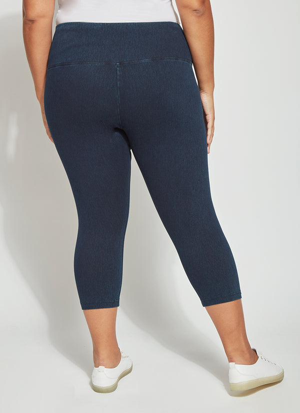 Lyssé Denim Capri Curvy Indigo
