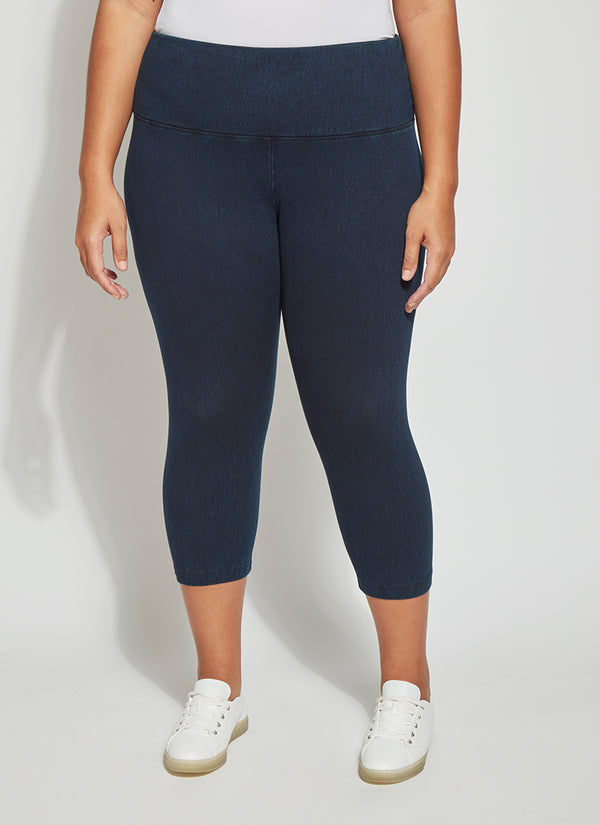 lyssé Denim Capri Curvy Indigo