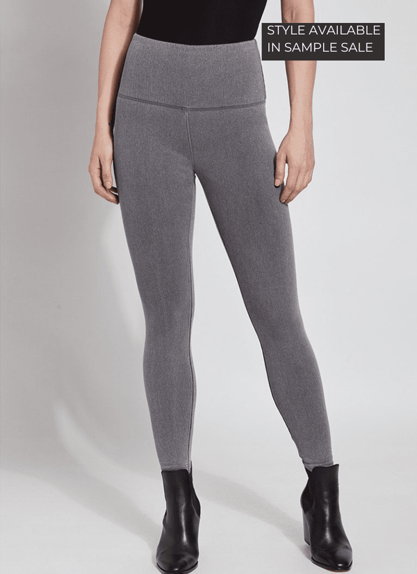 lyssé Denim Legging (28" Inseam) Mid Grey