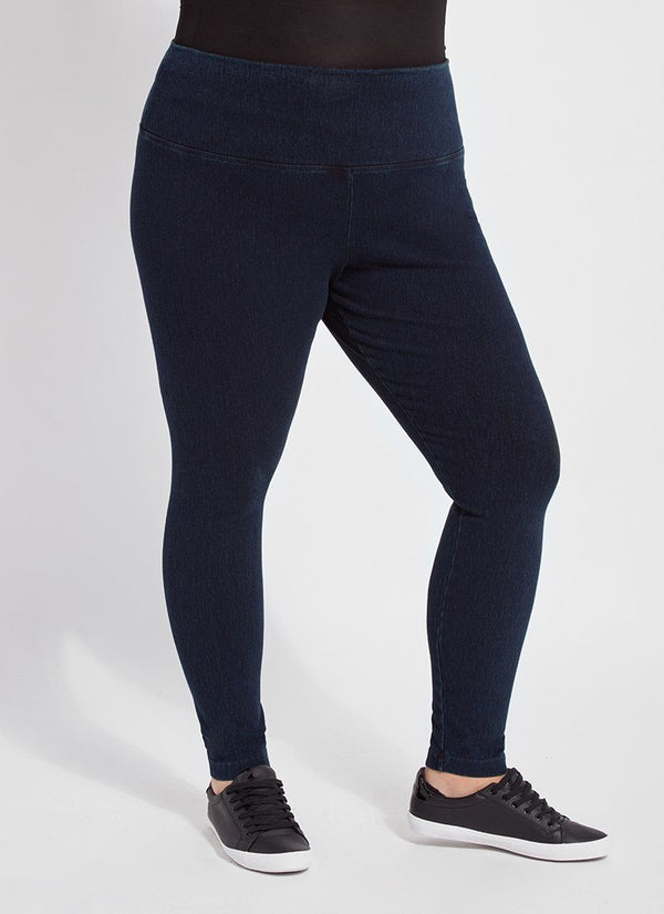 Lyssé Denim Legging Curvy Mid Grey