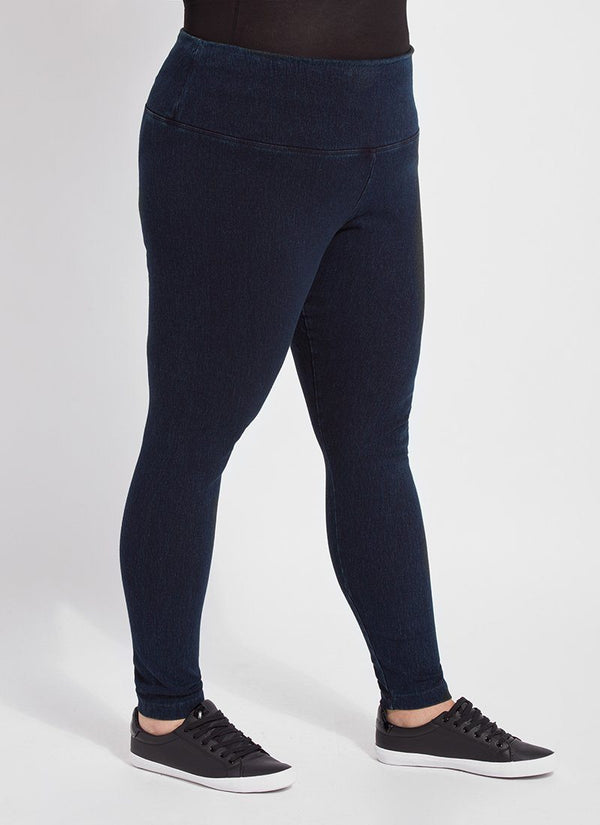 Lyssé Denim Legging Curvy Mid Grey
