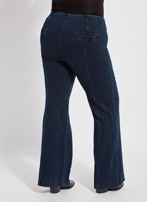 Lyssé Denim Trouser (Plus Size 33" Inseam) Indigo