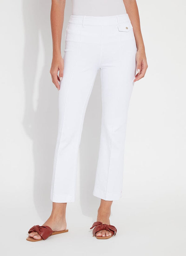 Lyssé Elle Ankle Flare Denim (27.5" Inseam) Mid Wash