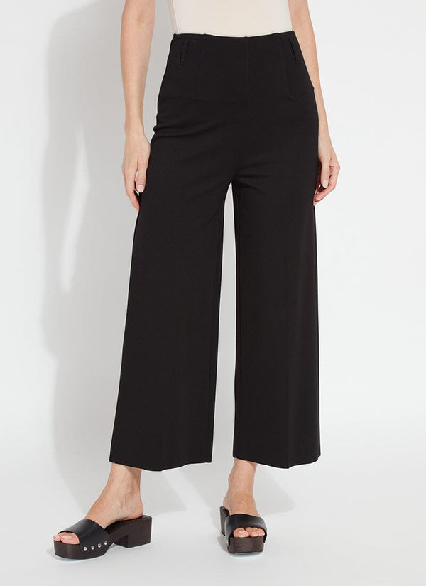 Lyssé Ellis Culottes Ponte Crop (25" Inseam) Funk Red