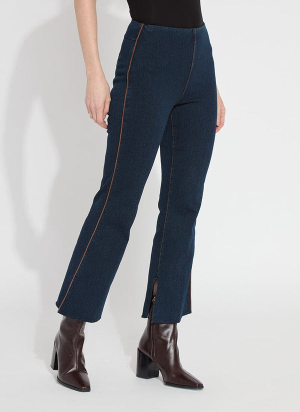 lyssé Eloise Slim Flare Denim (28" Inseam) Indigo