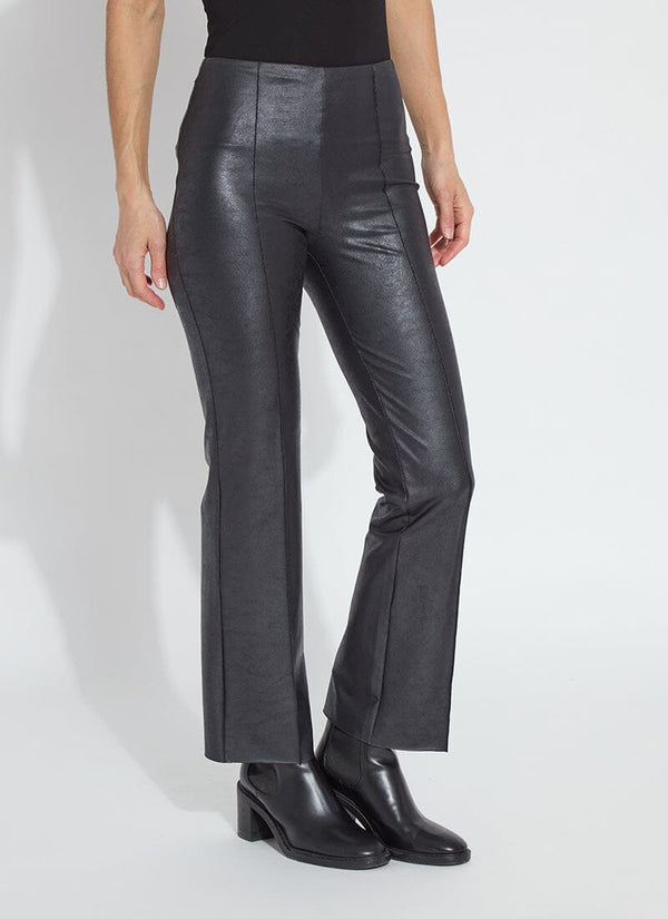 lyssé Elysse Foiled Leather Pant (27" Inseam) Black