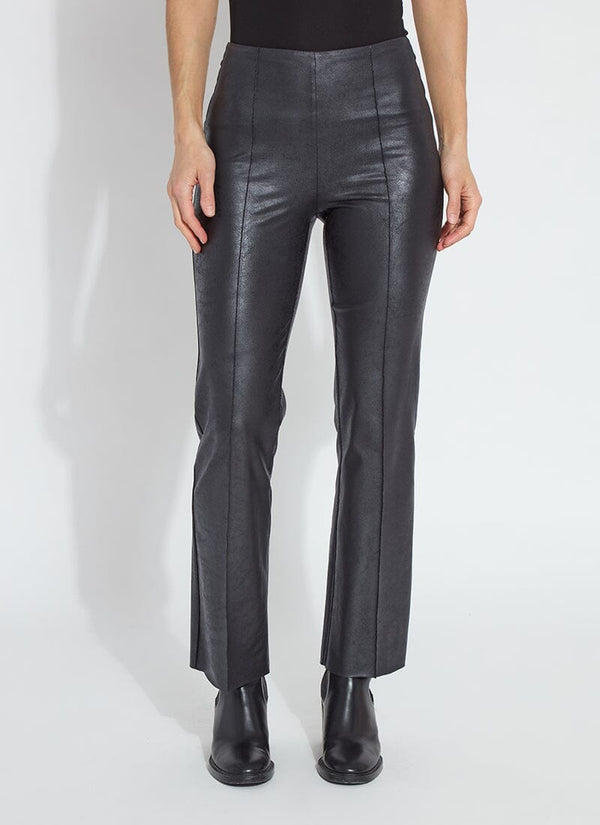 Lyssé Elysse Foiled Leather Pant (Plus Size) Black