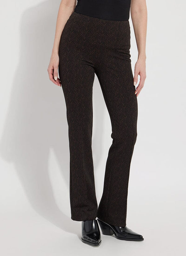 Lyssé Elysse W/ Pocket (33" Inseam) Cambridge Chevron