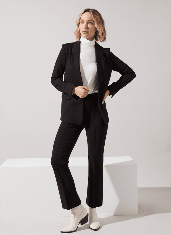 Lyssé Elysse Wide Leg Pant (33" Inseam) Black
