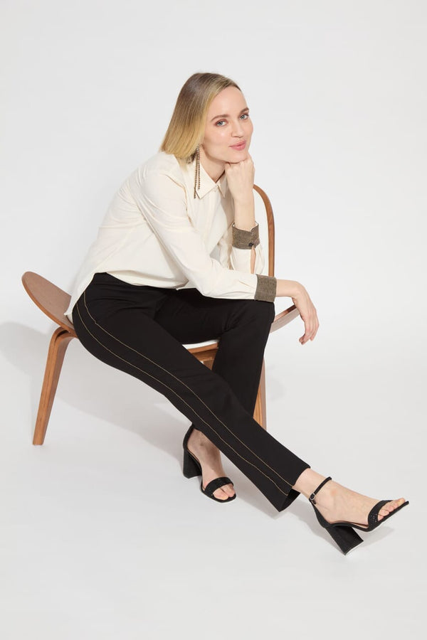 Lyssé Embellished Ankle Elysse (27.5" Inseam) Black