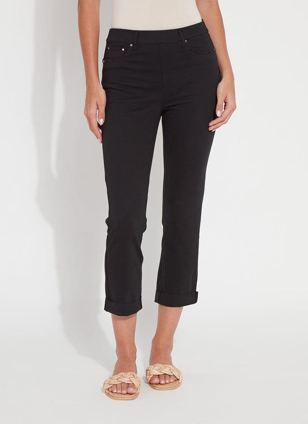 Lyssé Emmy Straight Leg (26" Inseam) Black Dye