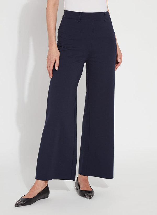 Lyssé Erin Wide Leg Ponte (28" Inseam) Black