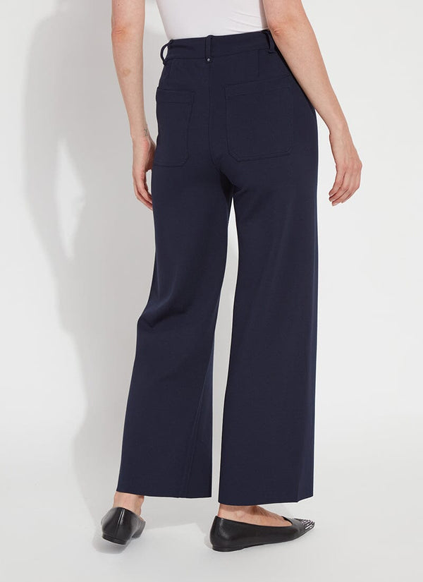 Lyssé Erin Wide Leg Ponte (28" Inseam) Black