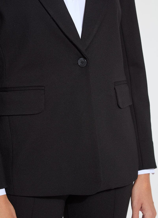 Lyssé Essential Ponte Blazer Black