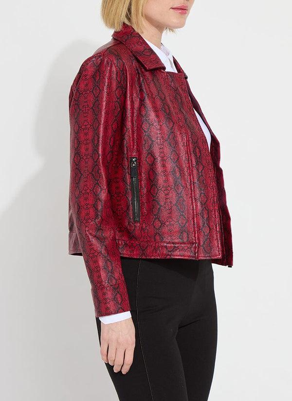 Lyssé Estrella Vegan Suede Jacket Deep Snake