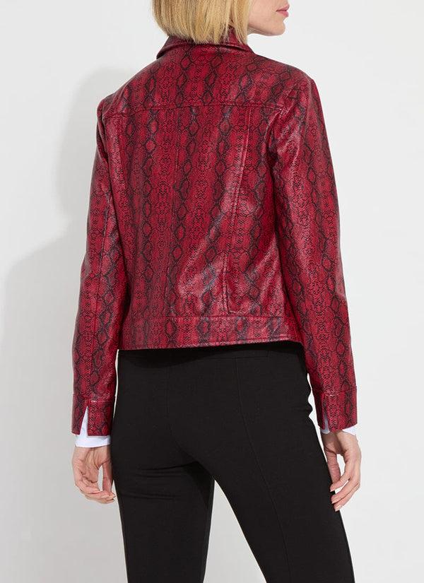 Lyssé Estrella Vegan Suede Jacket Deep Snake