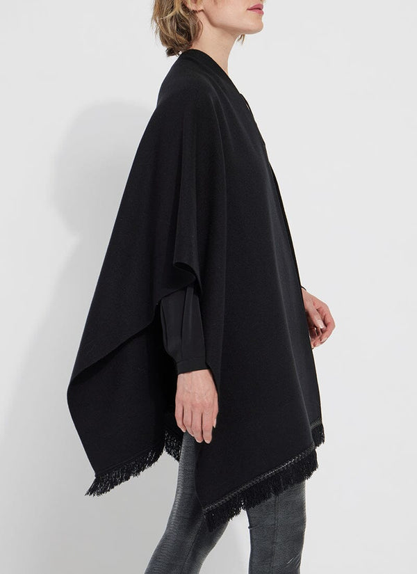 Lyssé Eva Cozy Sweater Wrap Black