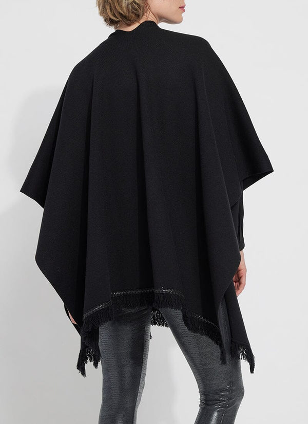 Lyssé Eva Cozy Sweater Wrap Black