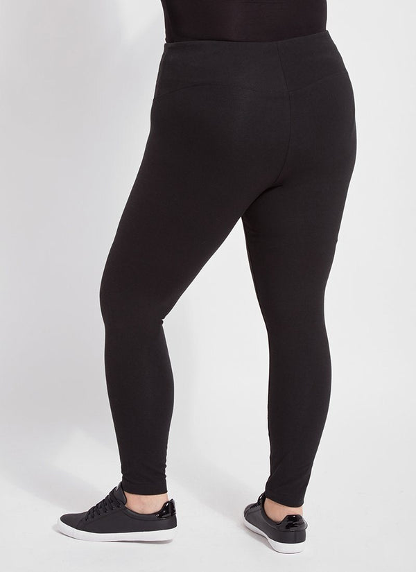 Lyssé Flattering Cotton Legging Curvy Black