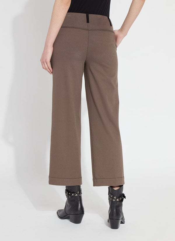 Lyssé Franca Wide Leg Crop (26" Inseam) Driftwood