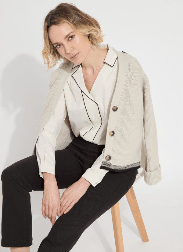 Lyssé Frankie Top Light Pewter