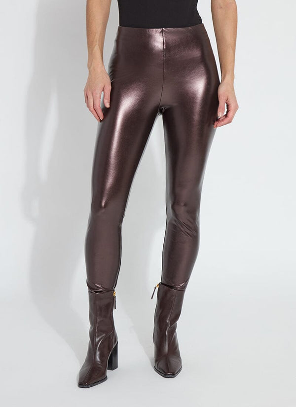 lyssé Freya Legging (28" Inseam) Metallic Royalty