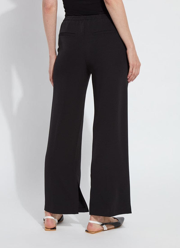 Lyssé Genevieve Drawstring Trouser (28" Inseam) Black