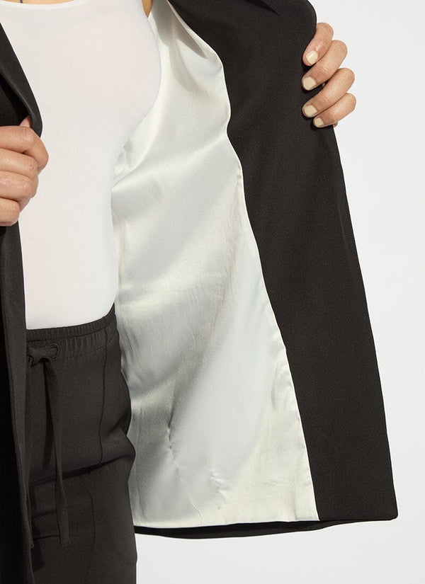 Lyssé Genevieve Relaxed Blazer Curvy Black