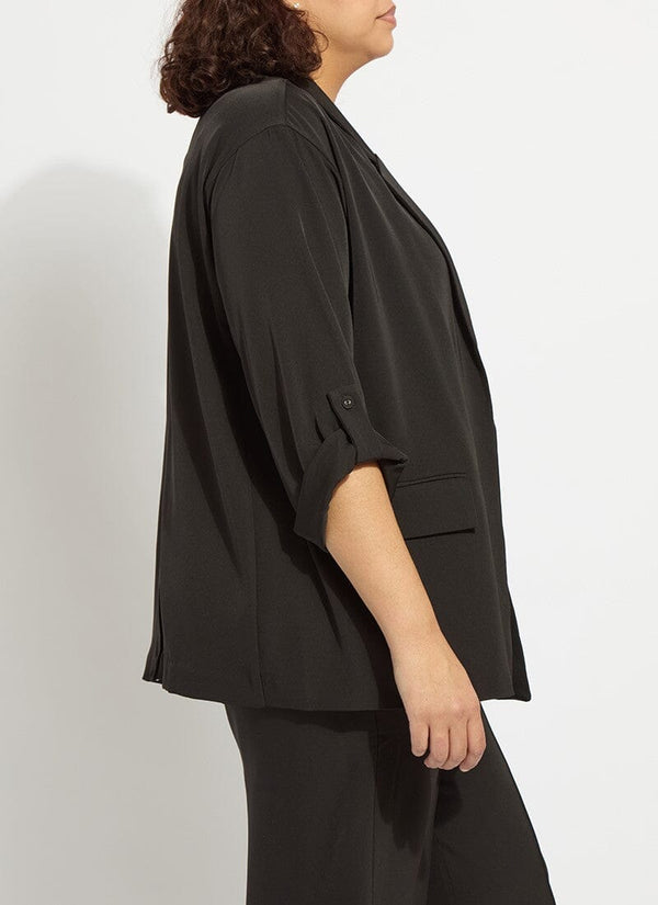 Lyssé Genevieve Relaxed Blazer Curvy Black