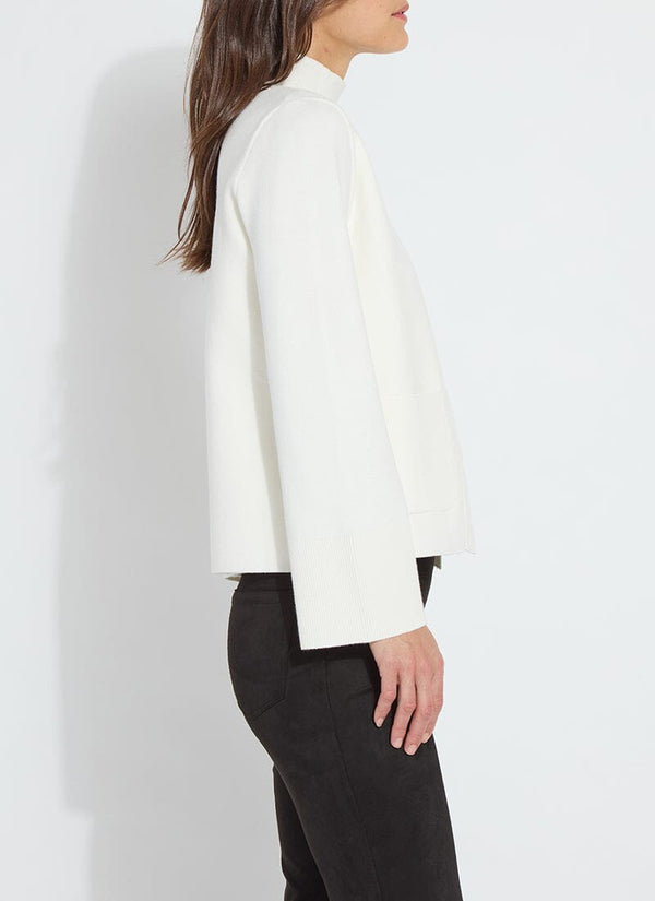 Lyssé Gianna Knit Sweater Cardigan Snow White