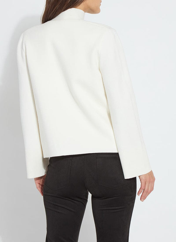 Lyssé Gianna Knit Sweater Cardigan Snow White