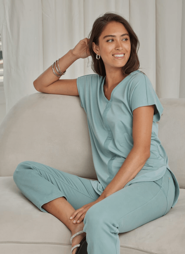 Lyssé Gina V-Neck Top True Navy