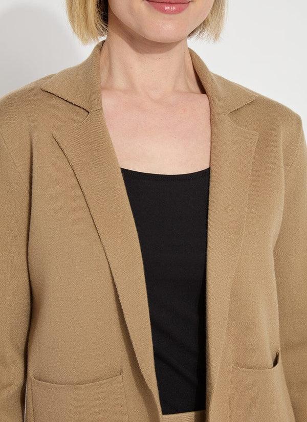 Lyssé Goldie Knit Sweater Blazer Nutshell