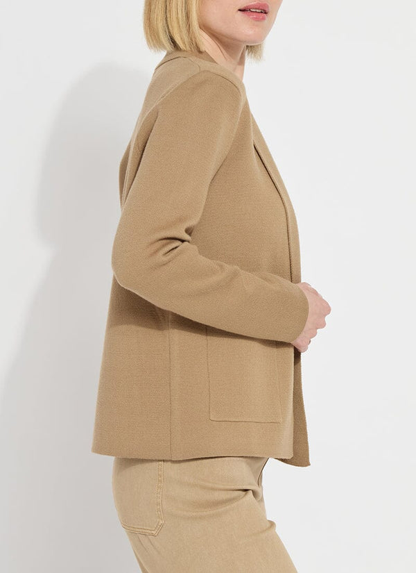 Lyssé Goldie Knit Sweater Blazer Nutshell