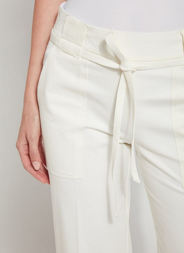 Lyssé Hallie Cropped Wide Leg (25" Inseam) Off White