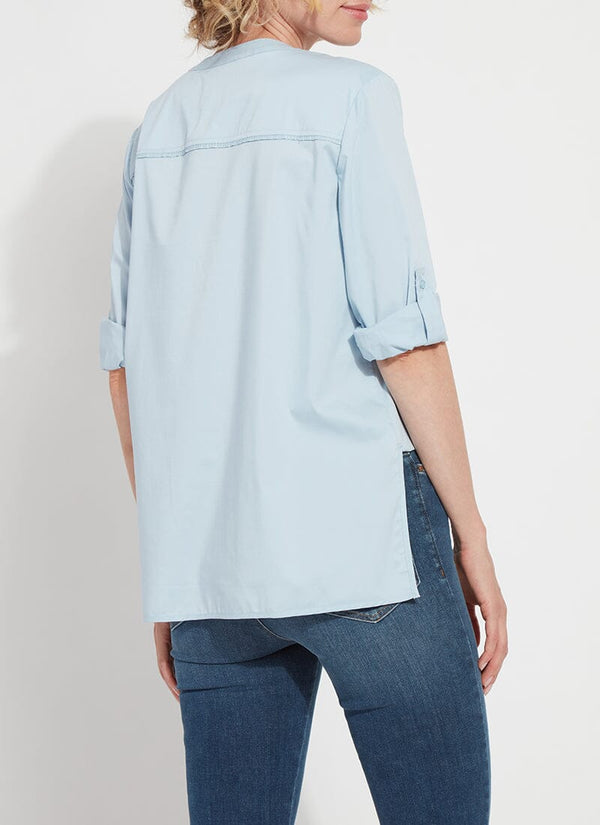Lyssé Halo Pull On Top Blue Belle